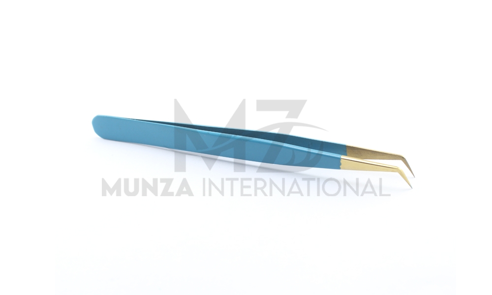 Turquoise Gold Tweezers